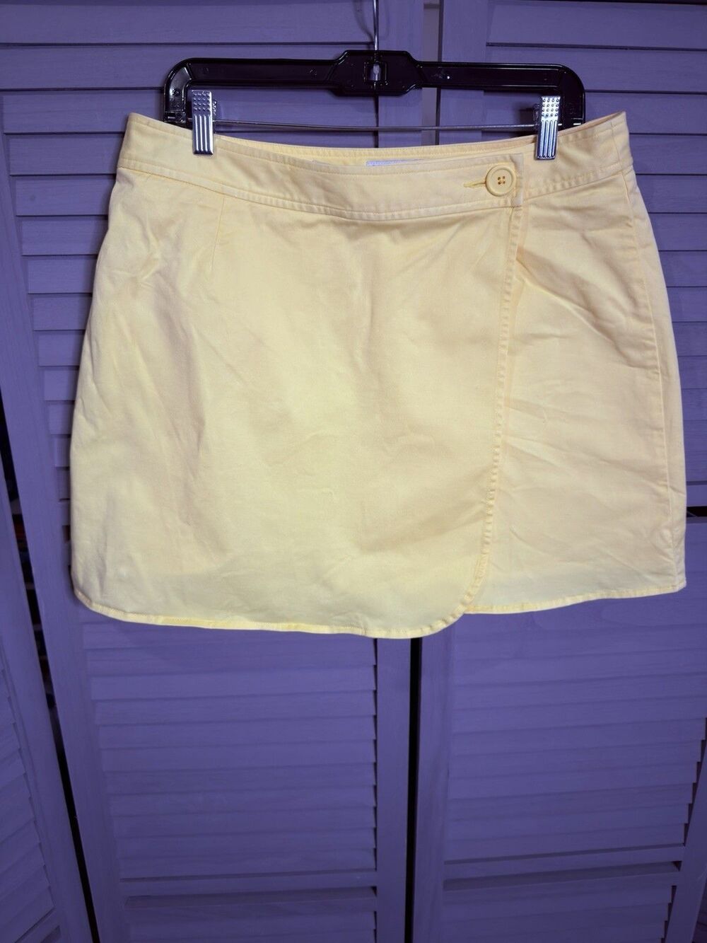 Covington Stretch Yellow Skort Size 14